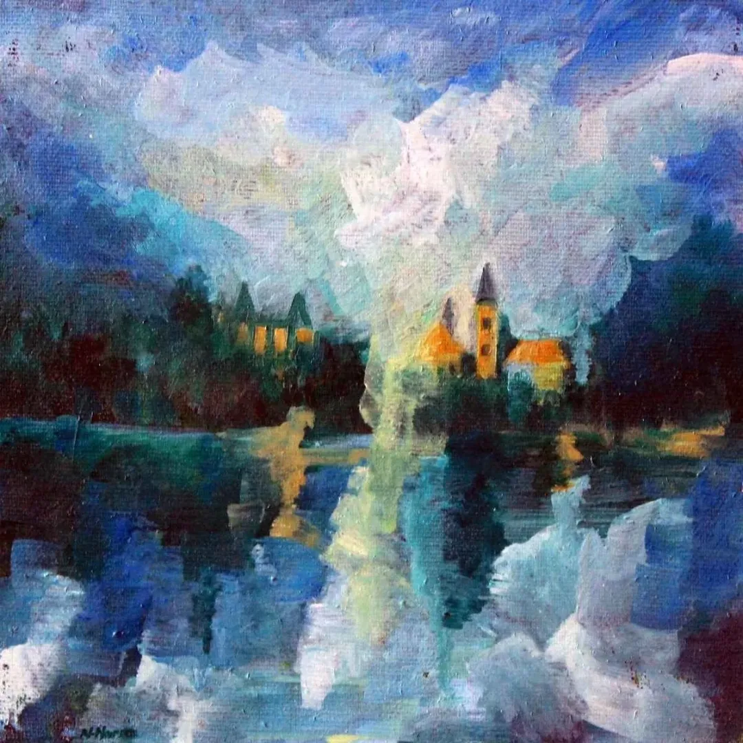 Bu eser NURHİLAL HARSA tarafından 2014 yılında 20x20 cm ölçülerinde Tuval üzeri yağlı boya tekniği ile yapılmıştır.