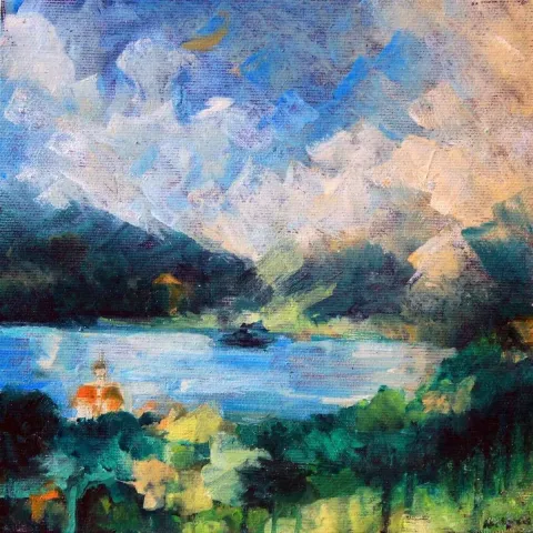 NURHİLAL HARSA — 2014 Bu eser NURHİLAL HARSA tarafından 2014 yılında 20x20 cm ölçülerinde Tuval üzeri yağlı boya tekniği ile yapılmıştır.