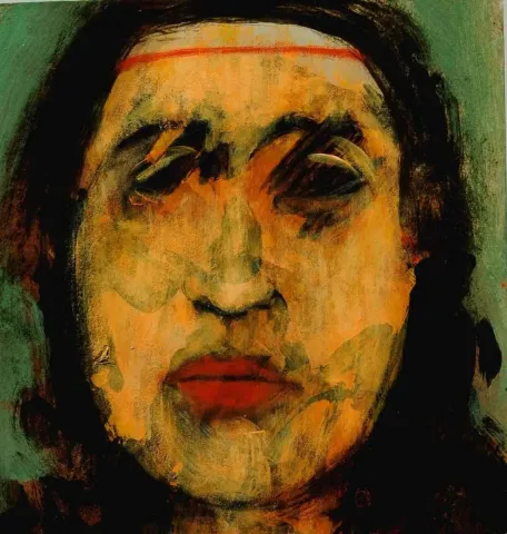 Bu eser ORHAN UMUT tarafından 2014 yılında 20x20 cm ölçülerinde Tuval üzeri akrilik boya tekniği ile yapılmıştır.