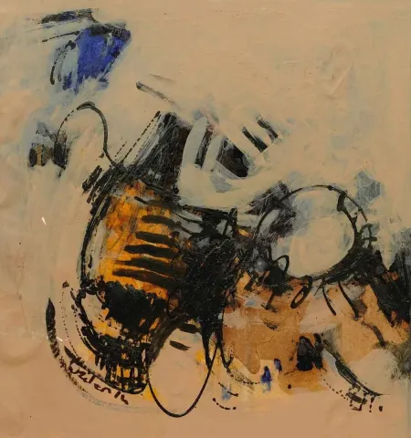 ÖZDEN GEZER — 2014 Bu eser ÖZDEN GEZER tarafından 2014 yılında 20x20 cm ölçülerinde Tuval üzeri akrilik boya tekniği ile yapılmıştır.