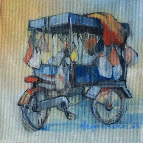 ÖZGÜR ERYILMAZ — 2014 Bu eser ÖZGÜR ERYILMAZ tarafından 2014 yılında 20x20 cm ölçülerinde Tuval üzeri akrilik boya tekniği ile yapılmıştır.