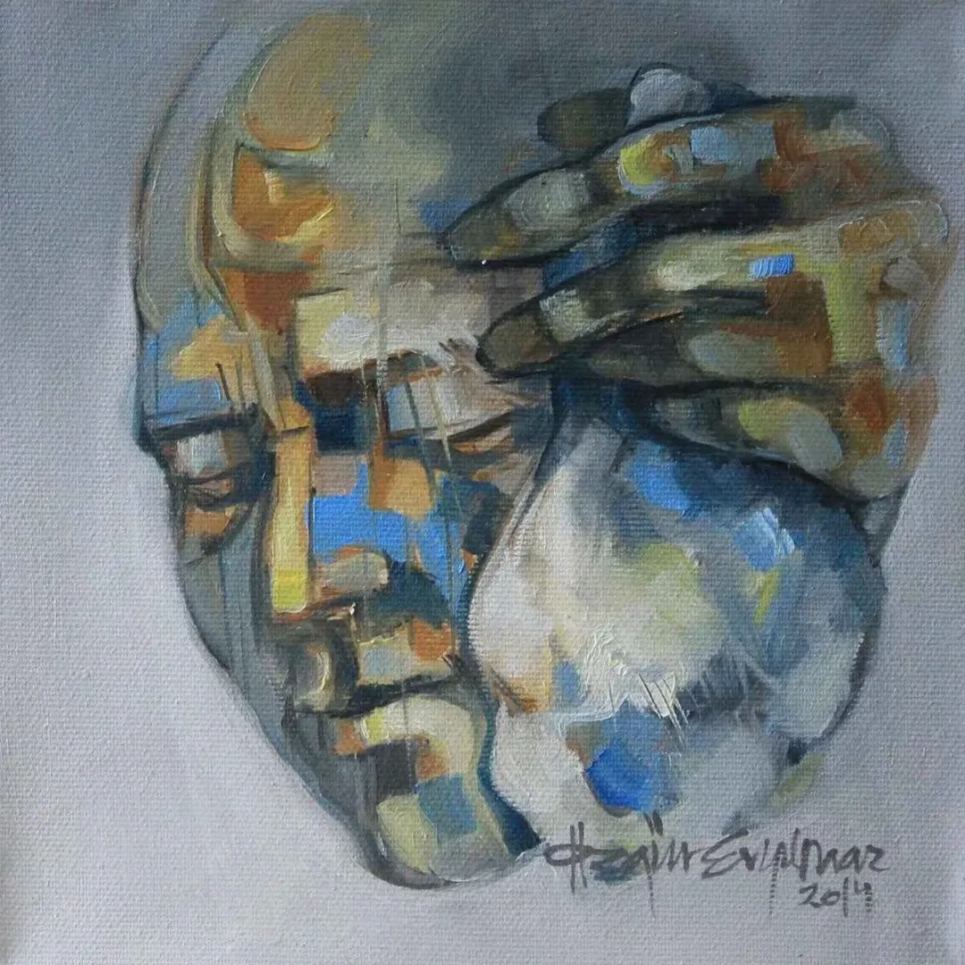 Bu eser ÖZGÜR ERYILMAZ tarafından 2014 yılında 20x20 cm ölçülerinde Tuval üzeri akrilik boya tekniği ile yapılmıştır.