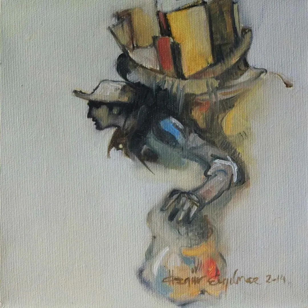 Bu eser ÖZGÜR ERYILMAZ tarafından 2014 yılında 20x20 cm ölçülerinde Tuval üzeri akrilik boya tekniği ile yapılmıştır.