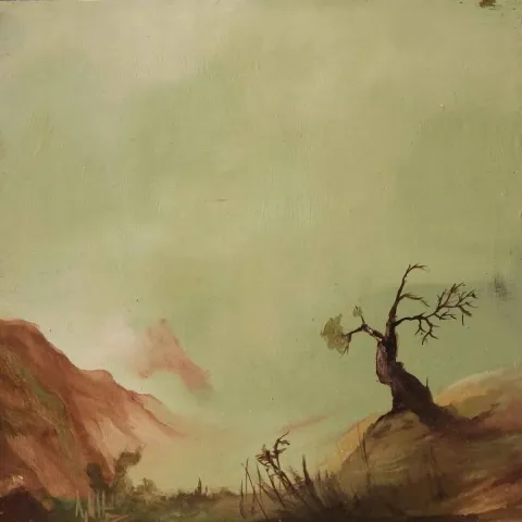 AĞIT UĞUR ULUDAĞ — 2014 Bu eser AĞIT UĞUR ULUDAĞ tarafından 2014 yılında 20x20 cm ölçülerinde Tuval üzeri yağlı boya tekniği ile yapılmıştır.