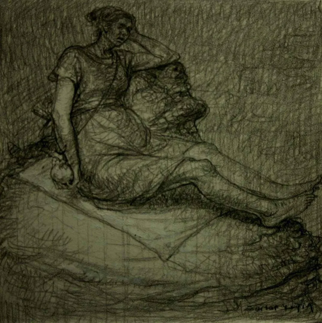 Bu eser SERTAP YEĞİN tarafından 2014 yılında 20x20 cm ölçülerinde Kağıt üzeri desen tekniği ile yapılmıştır.