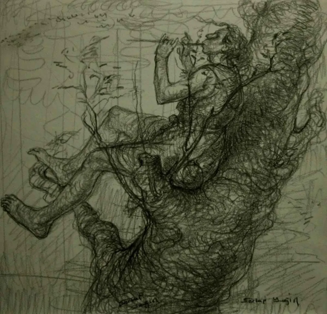 "İsimsiz" eseri SERTAP YEĞİN tarafından 2014 yılında 20x20 cm ölçülerinde Kağıt üzeri desen tekniği ile yapılmıştır.