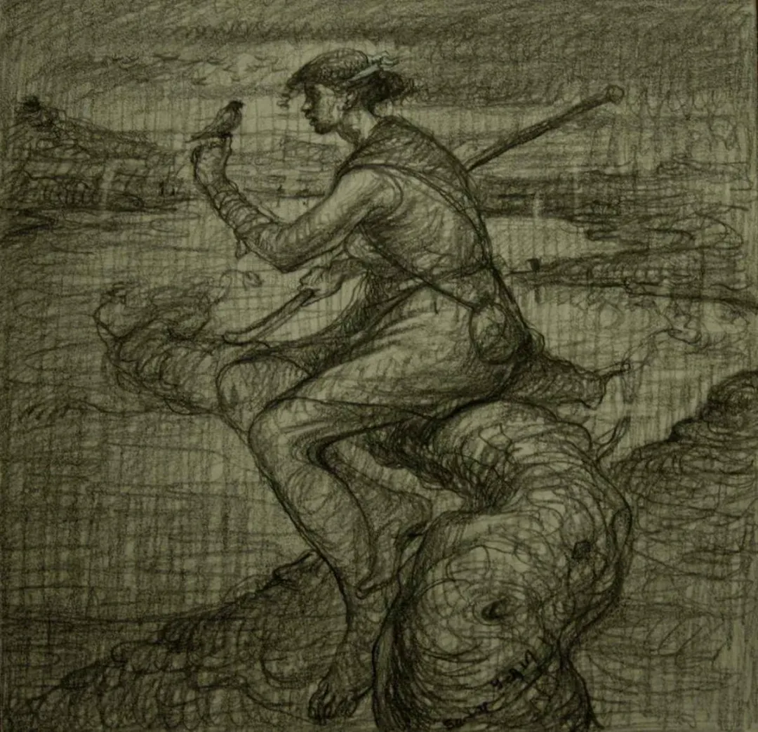 Bu eser SERTAP YEĞİN tarafından 2014 yılında 20x20 cm ölçülerinde Kağıt üzeri desen tekniği ile yapılmıştır.