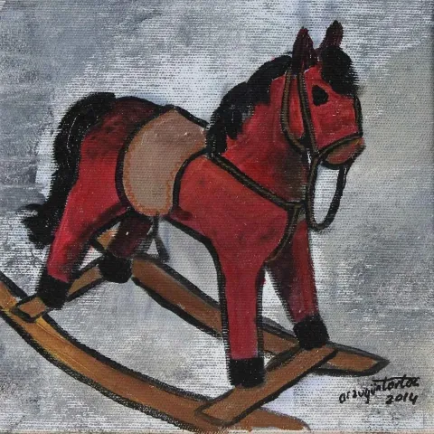 ARZU TORTOÇ — 2014 Bu eser ARZU TORTOÇ tarafından 2014 yılında 20x20 cm ölçülerinde Tuval üzeri yağlı boya tekniği ile yapılmıştır.