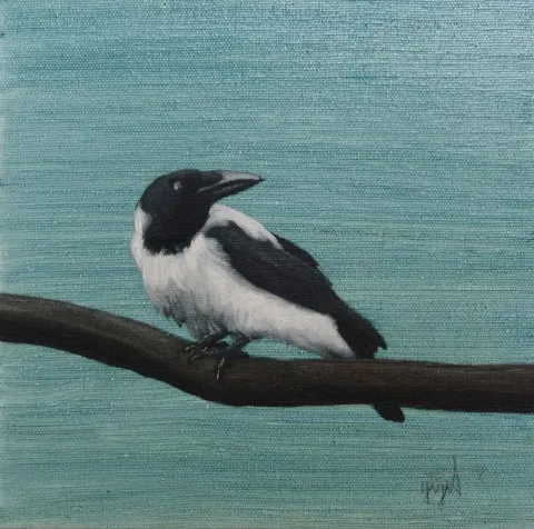 YİĞİT ALTIPARMAKOĞULLARI — 2014 Bu eser YİĞİT ALTIPARMAKOĞULLARI tarafından 2014 yılında 20x20 cm ölçülerinde Tuval üzeri yağlı boya tekniği ile yapılmıştır.
