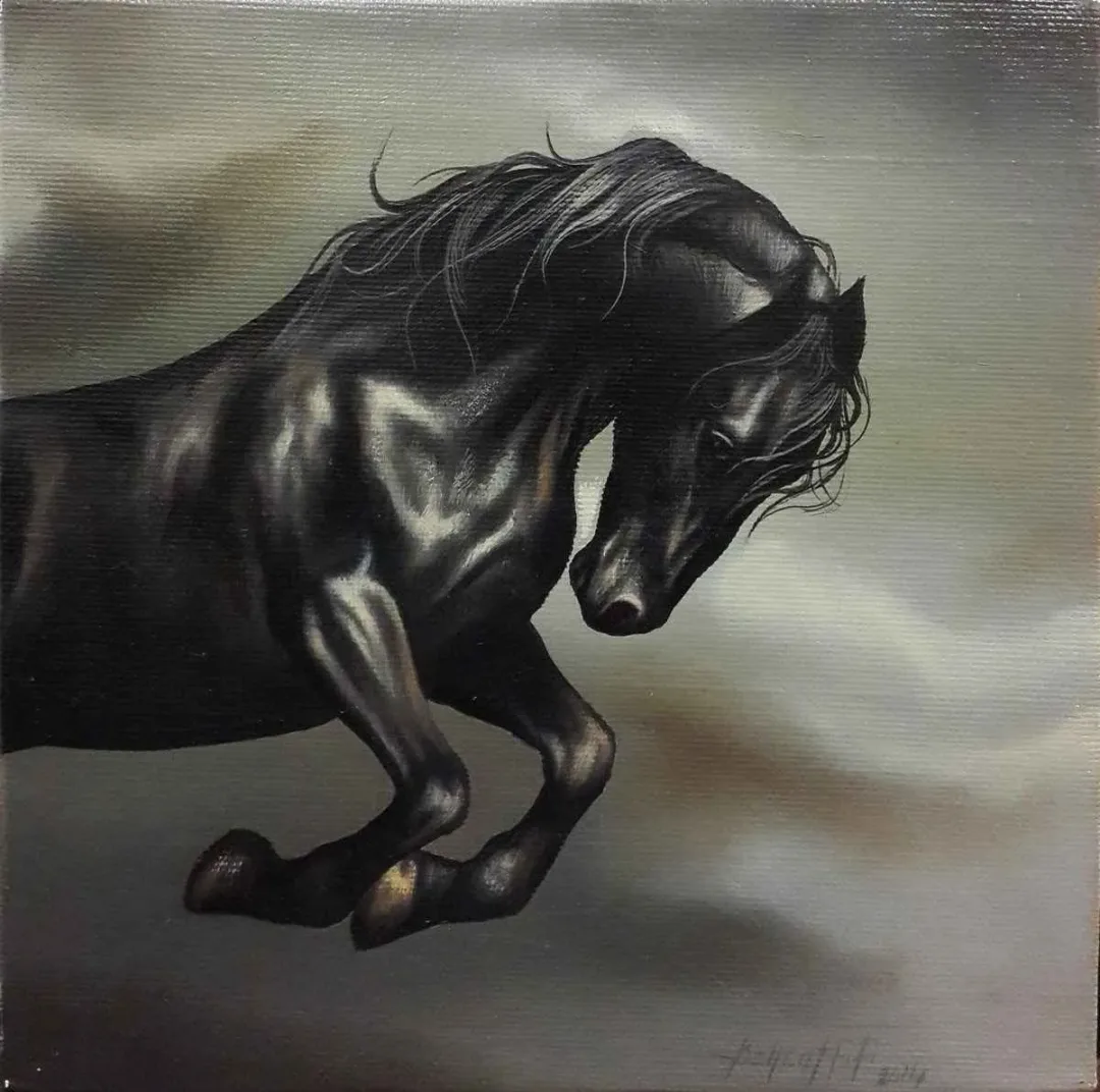 Bu eser BEHZAT FEYZULLAH tarafından 2014 yılında 20x20 cm ölçülerinde Tuval üzeri yağlı boya tekniği ile yapılmıştır.