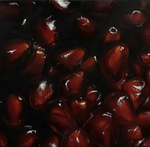 Bu eser HÜSEYİN FEYZULLAH tarafından 2014 yılında 20x20 cm ölçülerinde Tuval üzeri yağlı boya tekniği ile yapılmıştır.