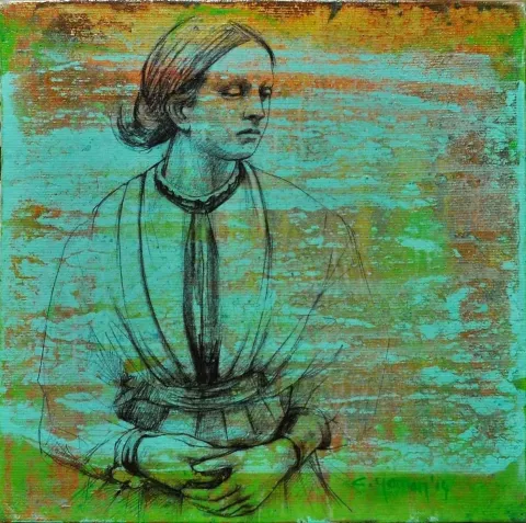 CEYHUN YAMAN — 2014 Bu eser CEYHUN YAMAN tarafından 2014 yılında 20x20 cm ölçülerinde Tuval üzeri yağlı boya tekniği ile yapılmıştır.