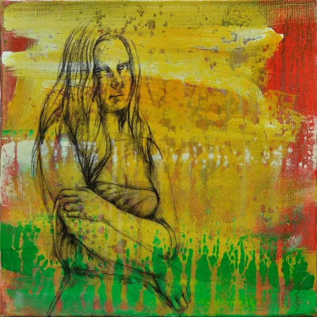 Bu eser CEYHUN YAMAN tarafından 2014 yılında 20x20 cm ölçülerinde Tuval üzeri yağlı boya tekniği ile yapılmıştır.