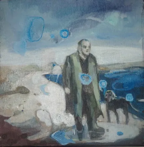 Bu eser MELİSA SARI tarafından 2014 yılında 20x20 cm ölçülerinde Tuval üzeri yağlı boya tekniği ile yapılmıştır.