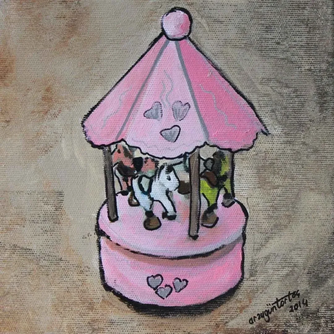 Bu eser ARZU TORTOÇ tarafından 2014 yılında 20x20 cm ölçülerinde Tuval üzeri yağlı boya tekniği ile yapılmıştır.