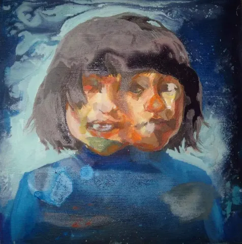 Bu eser MELİSA SARI tarafından 2014 yılında 20x20 cm ölçülerinde Tuval üzeri yağlı boya tekniği ile yapılmıştır.