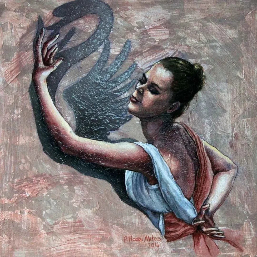 Bu eser PELİN HAZAL AKTAŞ tarafından 2014 yılında 20x20 cm ölçülerinde Tuval üzeri yağlı boya tekniği ile yapılmıştır.