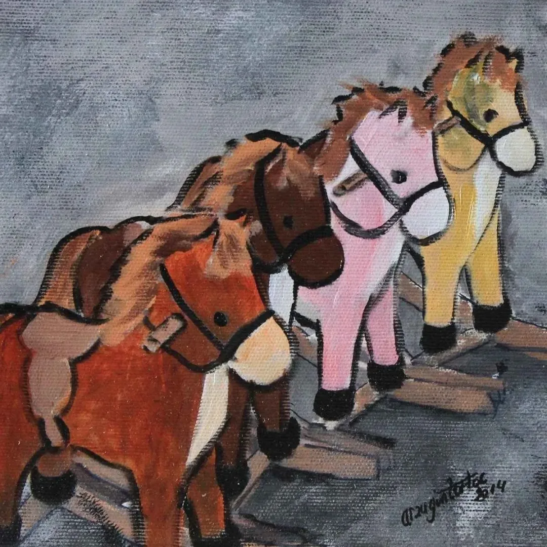 Bu eser ARZU TORTOÇ tarafından 2014 yılında 20x20 cm ölçülerinde Tuval üzeri yağlı boya tekniği ile yapılmıştır.