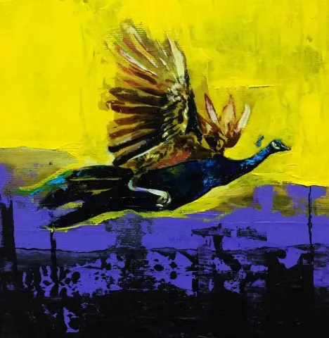 SALİM BAŞYİĞİT — 2014 Bu eser SALİM BAŞYİĞİT tarafından 2014 yılında 20x20 cm ölçülerinde Tuval üzeri yağlı boya tekniği ile yapılmıştır.