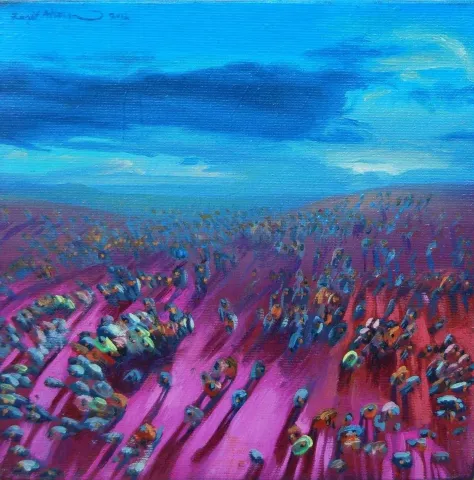 Bu eser RAŞİT ALTUN tarafından 2014 yılında 20x20 cm ölçülerinde Tuval üzeri yağlı boya tekniği ile yapılmıştır.