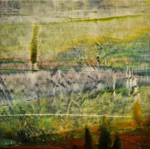 Bu eser TURGUT AKARSU tarafından 2014 yılında 20x20 cm ölçülerinde Tuval üzeri yağlı boya tekniği ile yapılmıştır.