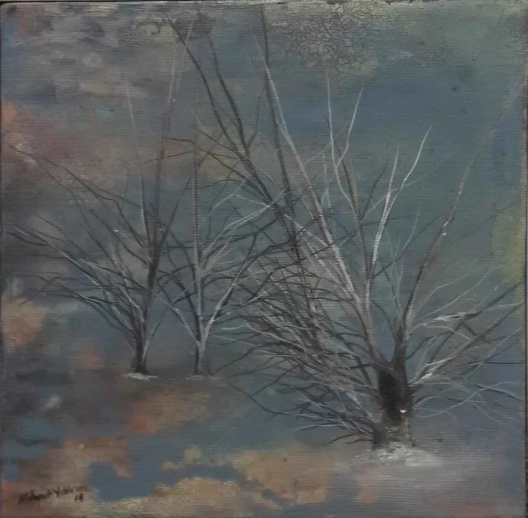 Bu eser MEHMET YILDIRIM tarafından 2014 yılında 20x20 cm ölçülerinde Tuval üzeri yağlı boya tekniği ile yapılmıştır.