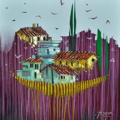 Bu eser BAKİ BODUR tarafından 2014 yılında 20x20 cm ölçülerinde Tuval üzeri yağlı boya tekniği ile yapılmıştır.
