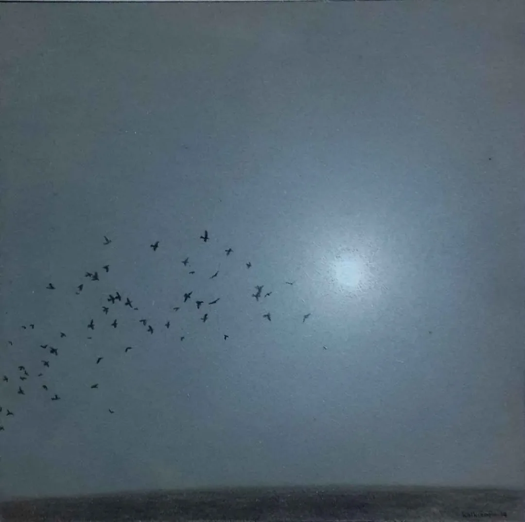 Bu eser METİN KALKIZOĞLU tarafından 2014 yılında 20x20 cm ölçülerinde Tuval üzeri yağlı boya tekniği ile yapılmıştır.