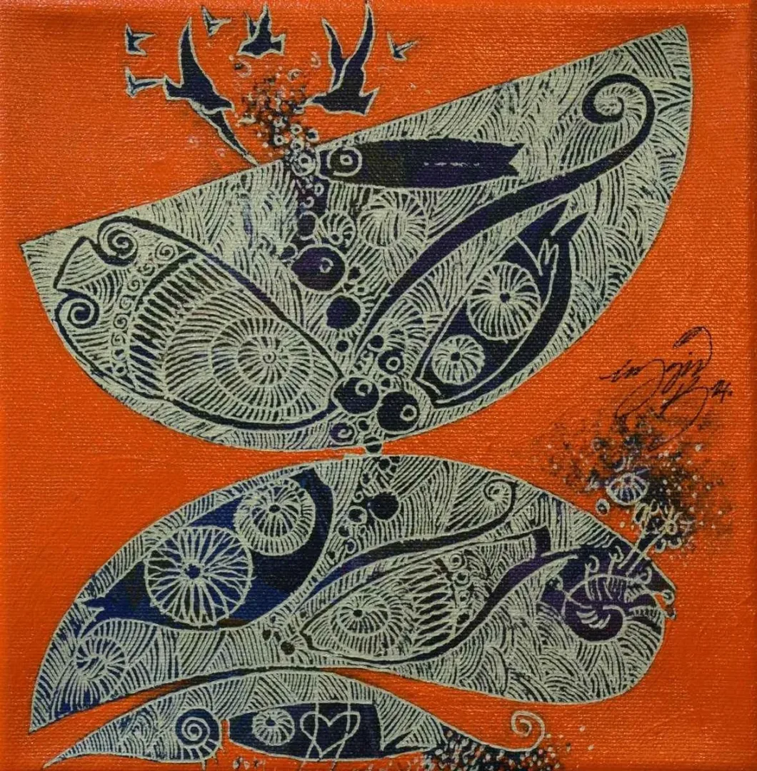 Bu eser ENGİN KORKMAZ tarafından 2014 yılında 20x20 cm ölçülerinde Tuval üzeri yağlı boya tekniği ile yapılmıştır.