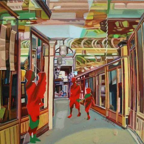 SELDA EREN — 2014 Bu eser SELDA EREN tarafından 2014 yılında 20x20 cm ölçülerinde Tuval üzeri yağlı boya tekniği ile yapılmıştır.