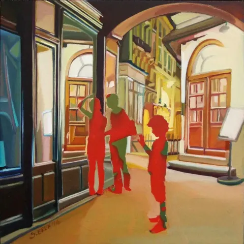 SELDA EREN — 2014 Bu eser SELDA EREN tarafından 2014 yılında 20x20 cm ölçülerinde Tuval üzeri yağlı boya tekniği ile yapılmıştır.