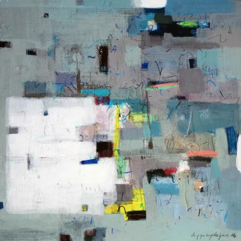 DUYGU AYDOĞAN — 2014 Bu eser DUYGU AYDOĞAN tarafından 2014 yılında 20x20 cm ölçülerinde Tuval üzeri yağlı boya tekniği ile yapılmıştır.