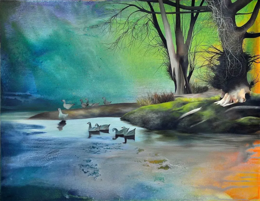 "isimsiz" eseri MEHMET YILDIRIM tarafından 2014 yılında 73x92 cm ölçülerinde Tuval üzeri yağlı boya tekniği ile yapılmıştır.