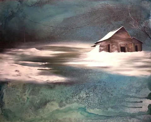 MEHMET YILDIRIM — “isimsiz”, 2014 "isimsiz" eseri MEHMET YILDIRIM tarafından 2014 yılında 73x92 cm ölçülerinde Tuval üzeri yağlı boya tekniği ile yapılmıştır.