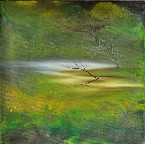 "isimsiz" eseri MEHMET YILDIRIM tarafından 2014 yılında 40x40 cm ölçülerinde Tuval üzeri yağlı boya tekniği ile yapılmıştır.