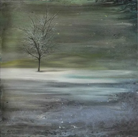 "isimsiz" eseri MEHMET YILDIRIM tarafından 2014 yılında 40x40 cm ölçülerinde Tuval üzeri yağlı boya tekniği ile yapılmıştır.