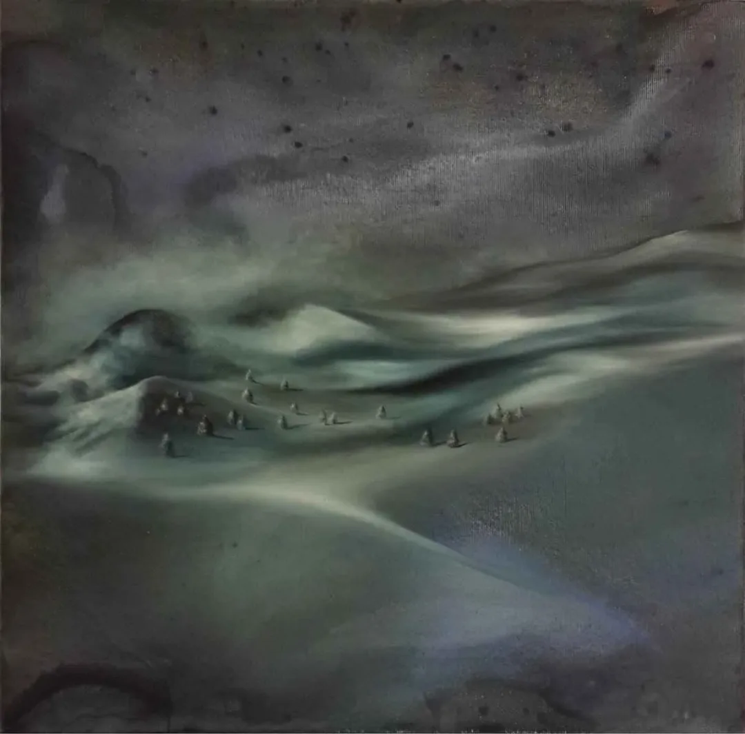 "isimsiz" eseri MEHMET YILDIRIM tarafından 2014 yılında 40x40 cm ölçülerinde Tuval üzeri yağlı boya tekniği ile yapılmıştır.