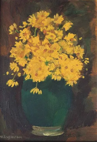 NURETTİN ERGÜVEN — “isimsiz” "isimsiz" eseri NURETTİN ERGÜVEN tarafından 28x19 cm ölçülerinde Duralit üzeri yağlı boya tekniği ile yapılmıştır.