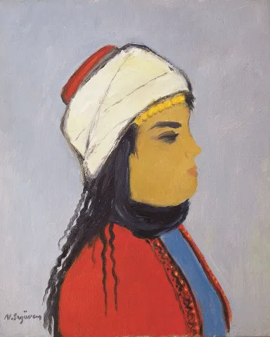 "isimsiz" eseri NURETTİN ERGÜVEN tarafından 41x34 cm ölçülerinde Tuval üzeri yağlı boya tekniği ile yapılmıştır.