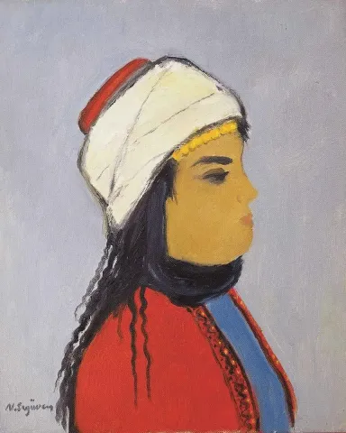 NURETTİN ERGÜVEN — “isimsiz” "isimsiz" eseri NURETTİN ERGÜVEN tarafından 41x34 cm ölçülerinde Tuval üzeri yağlı boya tekniği ile yapılmıştır.