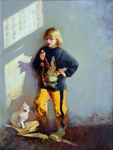 OLEG TURCHIN — “İsimsiz”, 2012 "İsimsiz" eseri OLEG TURCHIN tarafından 2012 yılında 100x160 cm ölçülerinde Tuval üzeri yağlı boya tekniği ile yapılmıştır.