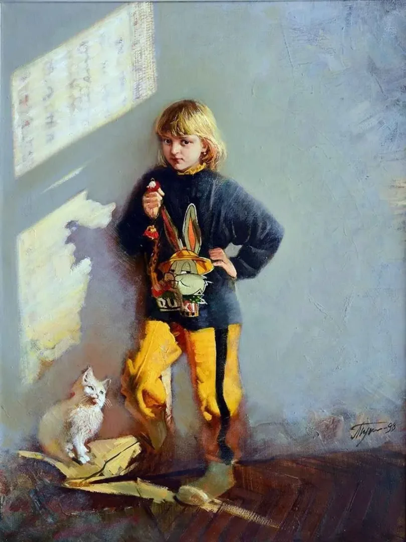 "İsimsiz" eseri OLEG TURCHIN tarafından 2012 yılında 100x160 cm ölçülerinde Tuval üzeri yağlı boya tekniği ile yapılmıştır.