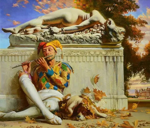 OLEG TURCHIN — “İsimsiz”, 2012 "İsimsiz" eseri OLEG TURCHIN tarafından 2012 yılında 138x218 cm ölçülerinde Tuval üzeri yağlı boya tekniği ile yapılmıştır.