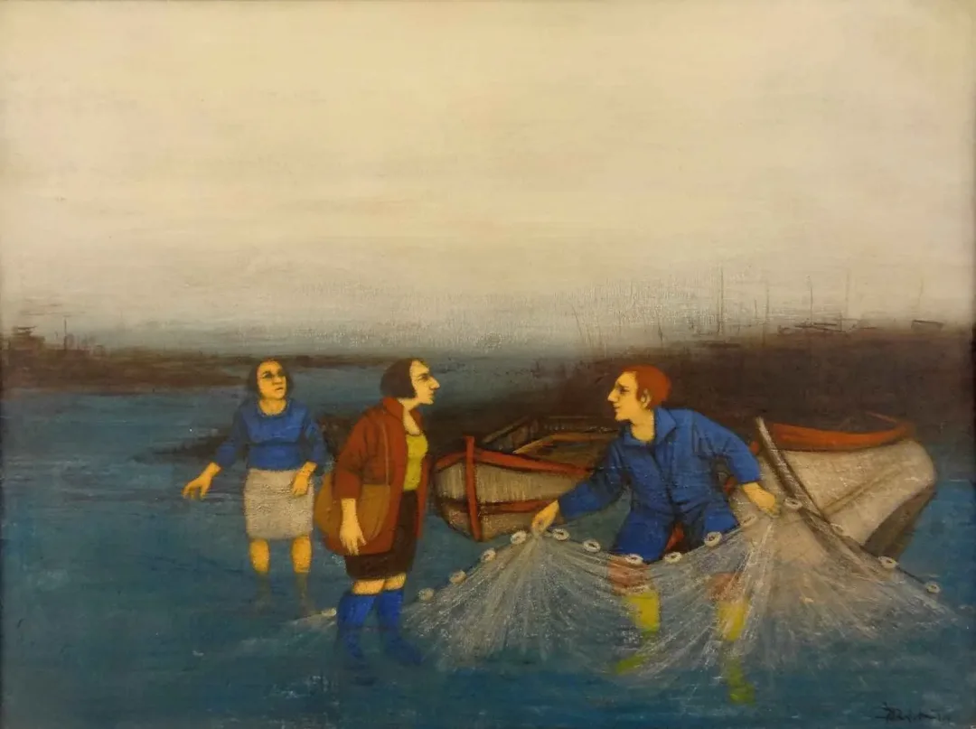 ORHAN UMUT — “isimsiz”, 2013 "isimsiz" eseri ORHAN UMUT tarafından 2013 yılında 60x80 cm ölçülerinde Tuval üzeri akrilik boya tekniği ile yapılmıştır.