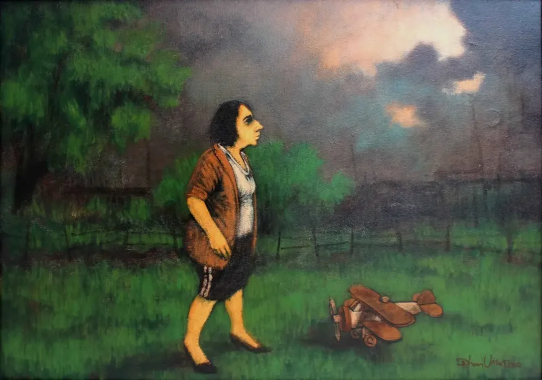 ORHAN UMUT — “isimsiz”, 2012 "isimsiz" eseri ORHAN UMUT tarafından 2012 yılında 50x70 cm ölçülerinde Tuval üzeri akrilik boya tekniği ile yapılmıştır.