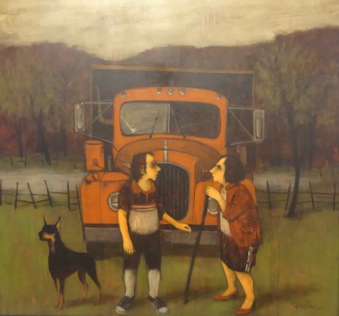 ORHAN UMUT — “isimsiz”, 2012 "isimsiz" eseri ORHAN UMUT tarafından 2012 yılında 135x150 cm ölçülerinde Tuval üzeri akrilik boya tekniği ile yapılmıştır.
