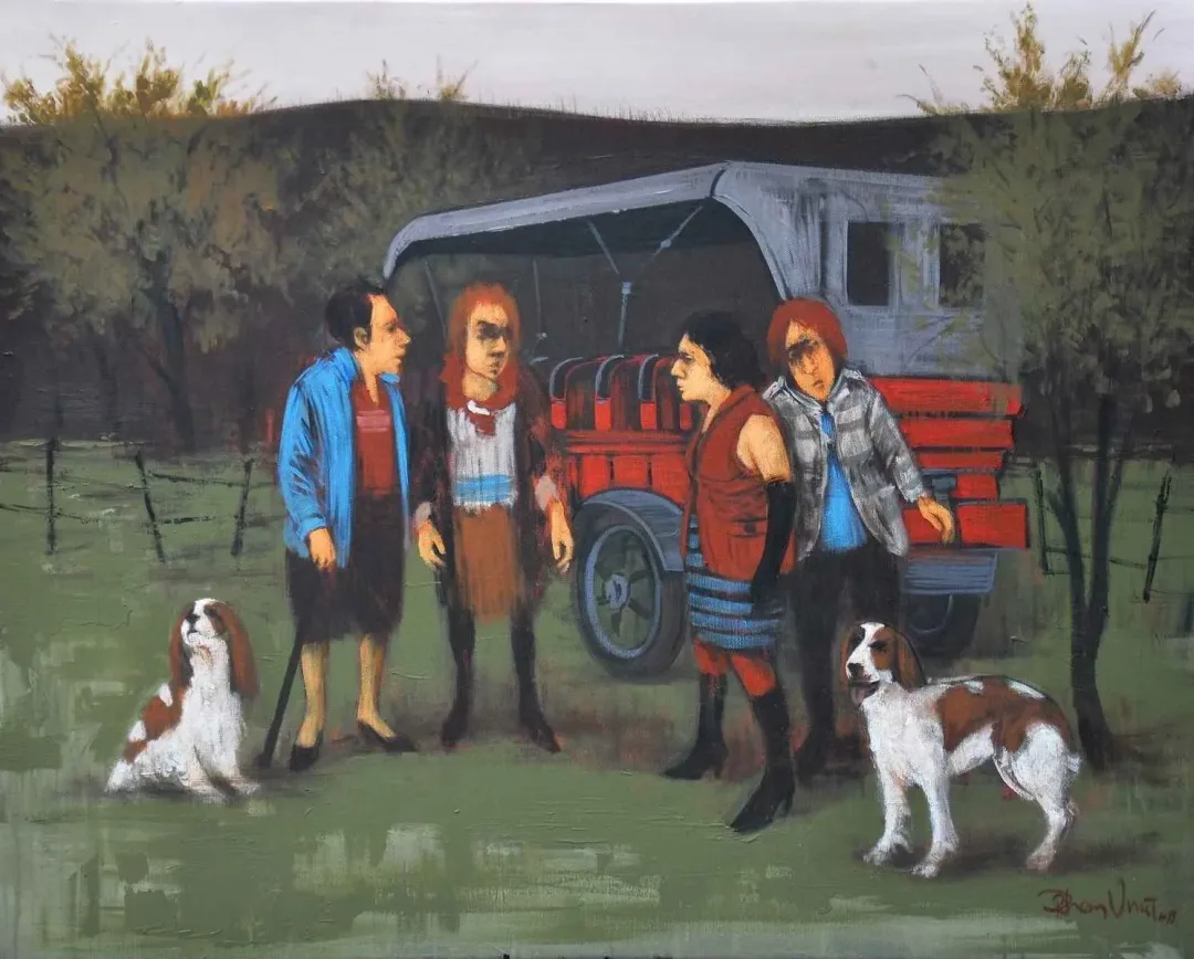 ORHAN UMUT — “isimsiz”, 2011 "isimsiz" eseri ORHAN UMUT tarafından 2011 yılında 60x75 cm ölçülerinde Tuval üzeri akrilik boya tekniği ile yapılmıştır.