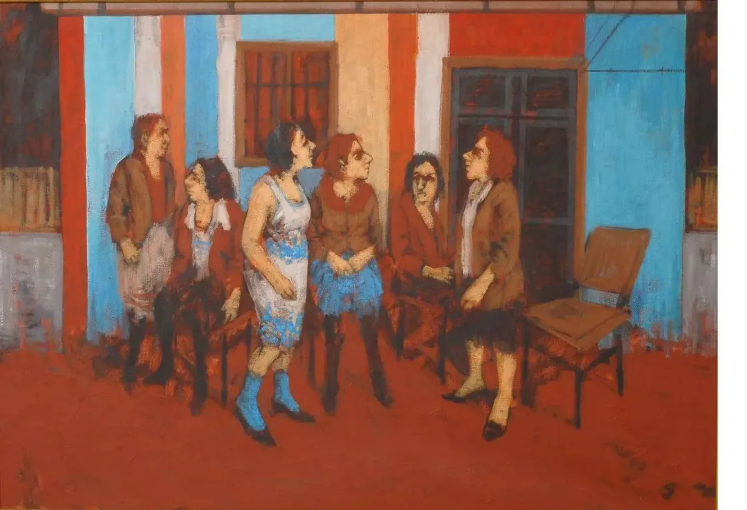 ORHAN UMUT — “isimsiz”, 2009 "isimsiz" eseri ORHAN UMUT tarafından 2009 yılında 50x70 cm ölçülerinde Tuval üzeri akrilik boya tekniği ile yapılmıştır.
