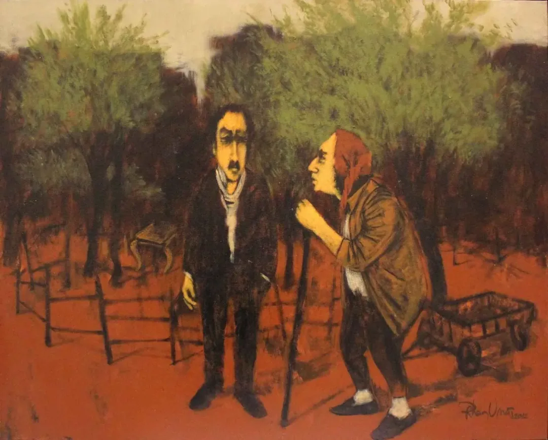 ORHAN UMUT — “isimsiz”, 2012 "isimsiz" eseri ORHAN UMUT tarafından 2012 yılında 60x75 cm ölçülerinde Tuval üzeri akrilik boya tekniği ile yapılmıştır.
