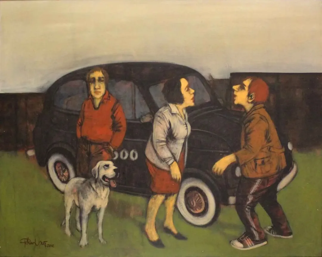 "isimsiz" eseri ORHAN UMUT tarafından 2012 yılında 60x75 cm ölçülerinde Tuval üzeri akrilik boya tekniği ile yapılmıştır.
